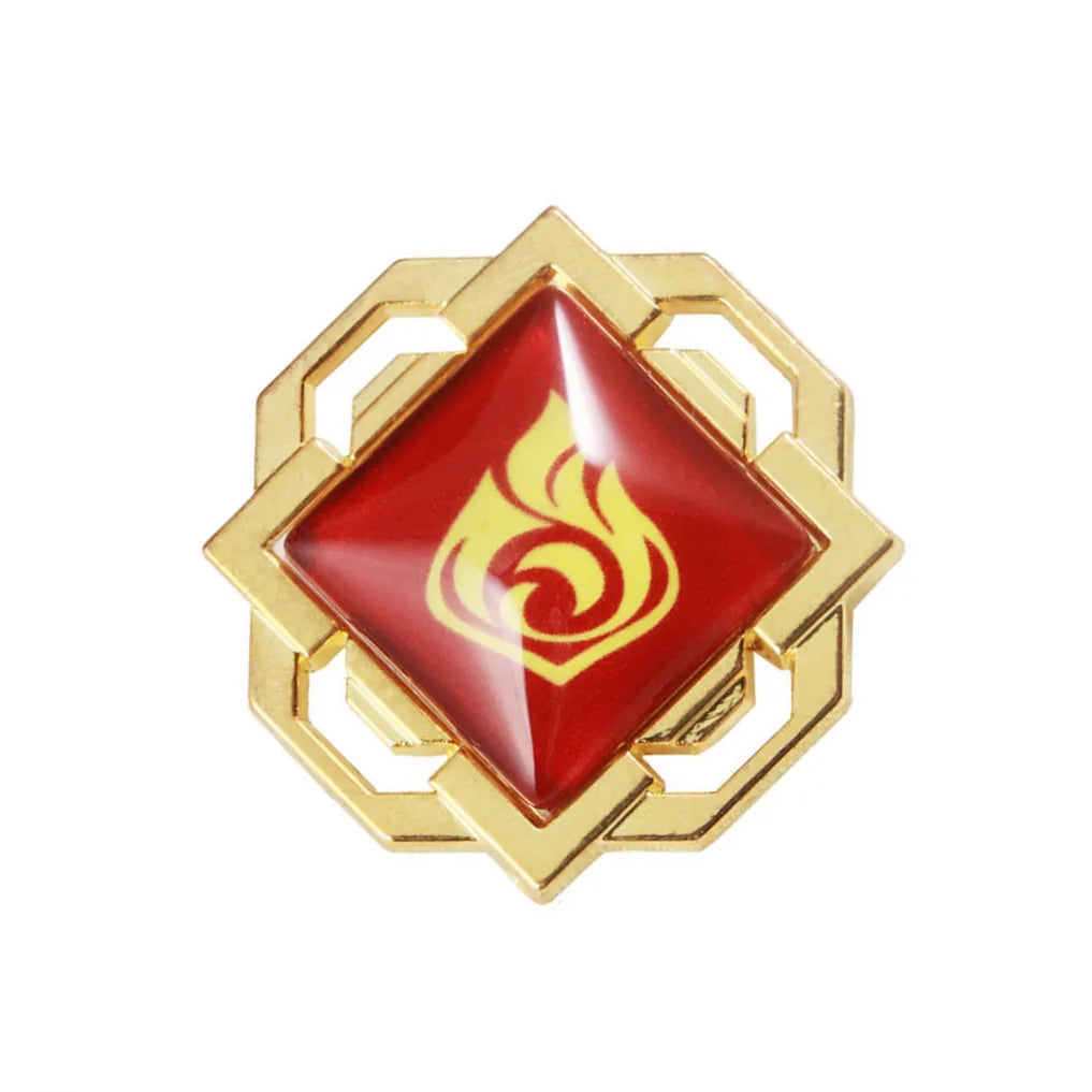 Genshin Impact Sumeru Vision Pins - Anime Character Element Badge Lapel Brooch Collectible Accessories