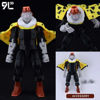 9L3D Printed Anime Action Figures — Jujutsu Kaisen Sukuna, Yuji, Yuta, Satoru Gojo Movable Mannequin Toys