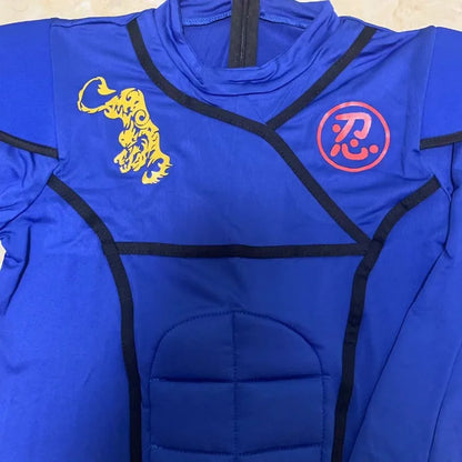 Boy Blue Ninja Cosplay Costume – Halloween Samurai Warrior Outfit, Game Character Clothes, Children's Performance Dress Up