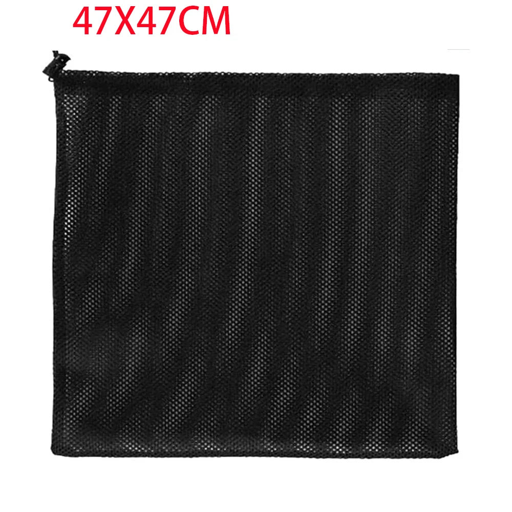 Durable Nylon Mesh Drawstring Bag – Multi-Purpose Outdoor Travel Storage Pouch for Camping Gear