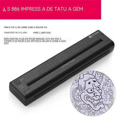 ATS886 A4 Wireless Tattoo Thermocopier – Bluetooth Thermal Printer for Mobile & PC Tattoo Transfer