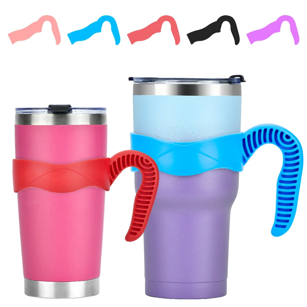 20/30oz Tumbler Handle – Portable Thermos & Coffee Cup Holder for Travel Drinkware and Insulated Bottle Accessories