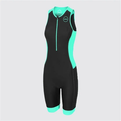 Zone3 Women’s Cycling Skinsuit Triathlon Suit – Sleeveless Cycling & Swimwear Bodysuit for Running, Swimming & Bike Training Jumpsuit