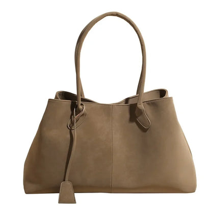 2025 Women’s Faux Suede Handbag – High-Quality, Versatile Large Capacity Shoulder Bag