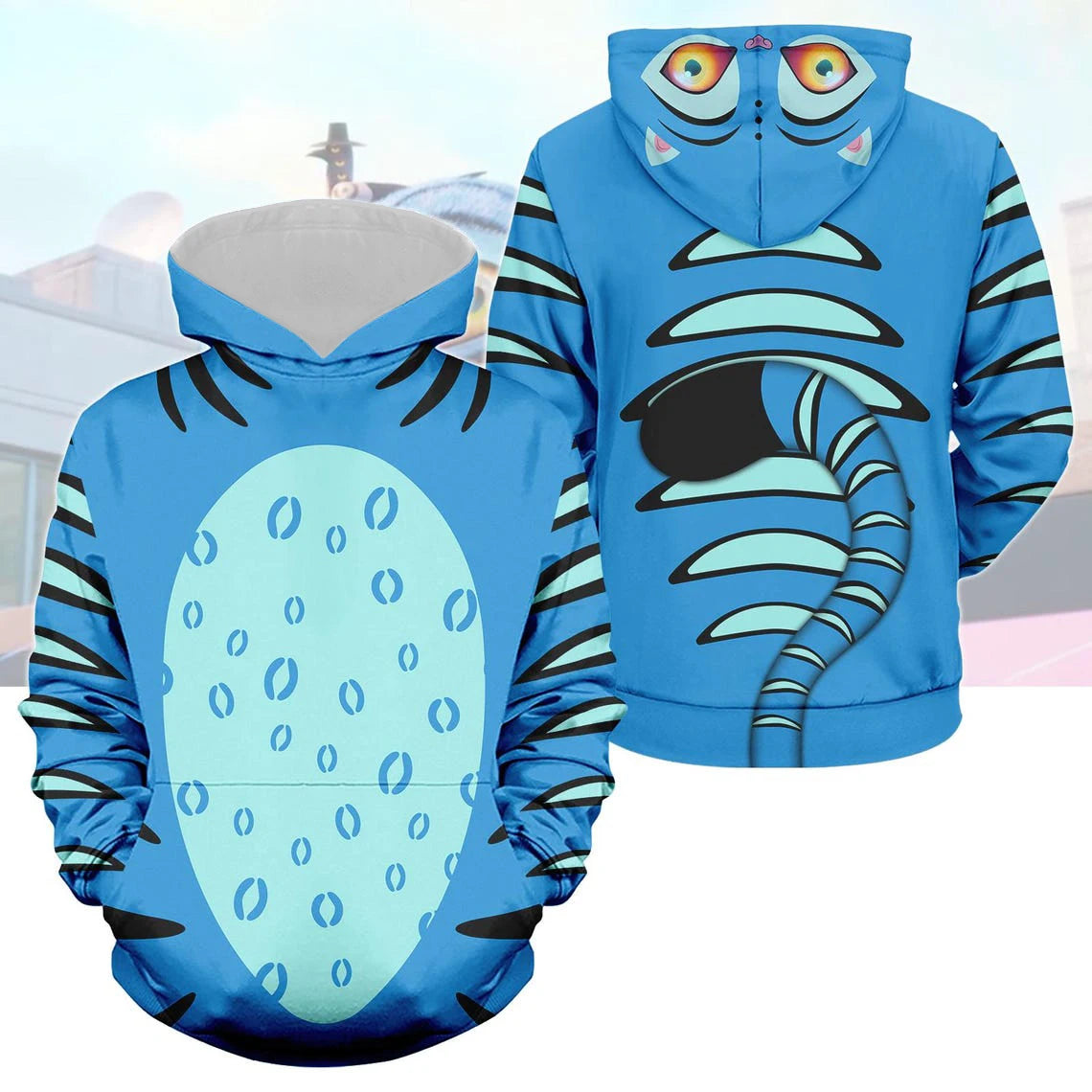Women's Derpy Printed Hoodie – Autumn Winter KPop Demon Hunters Cozy Pullover for Daily Wear & Street Style