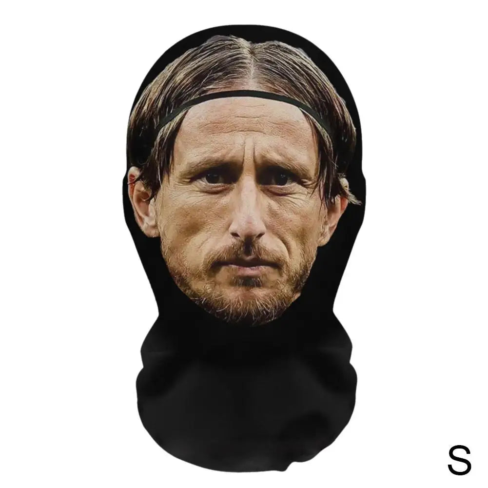 3D Balaclava Mask Hat - Seamless Kanye Face Mask for Pranks, Celebrity Hip Hop Hood Headgear