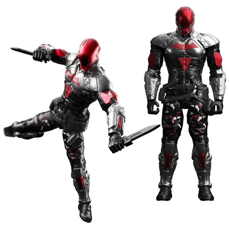 F5 Roundd Culture Batman Arkham Knight Figure – Deathstroke & Red Hood Movable Anime Blind Box Toy Collection Gift