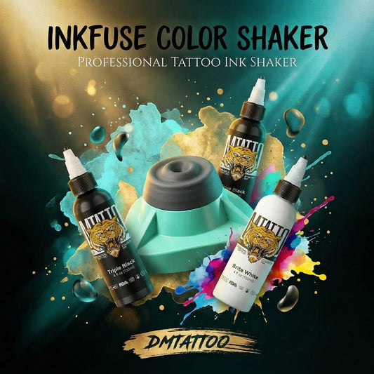 Vortex 10000RPM Tattoo Ink & Nail Polish Mixer – High-Speed Pigment Shaker Machine with US/EU Plug for Salon & Studio Use
