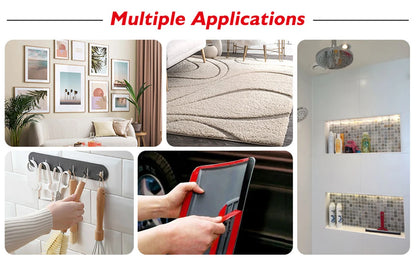 Extra Strong Double-Sided Acrylic Foam Tape – Waterproof, High-Temp Mounting Pad for Car & Home Use