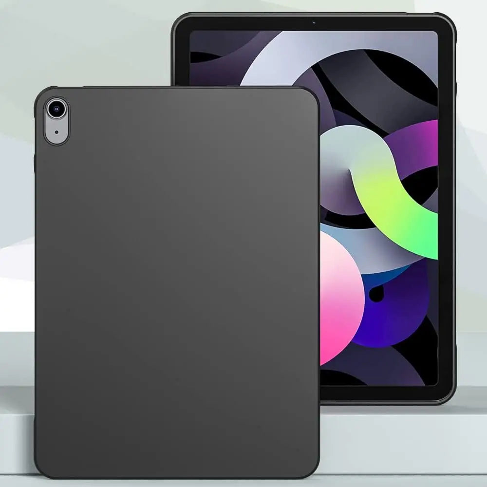Soft Silicone iPad Case - Flexible TPU Protective Back Cover for iPad Air, Mini & Pro 11"–12.9" Models