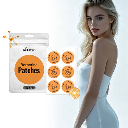 30PCS Berberine Patches - Easy-to-Use Body Care Stickers for Daily Wellness Support