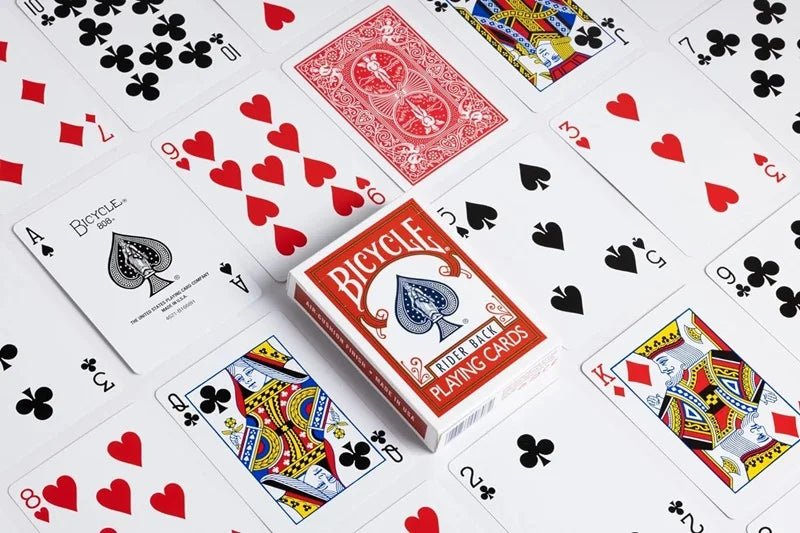 Bicycle Rider Back Playing Cards Deck 808 – Sealed USPCC Poker Cards for Magic Tricks & Stage Performances