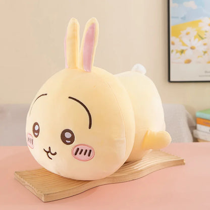 30/40cm MINISO Chiikawa Hachiware Plush Doll — Large Soft Cartoon Pillow Toy, Birthday Gift for Children & Girls
