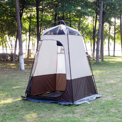 Portable Outdoor Privacy Shower Tent – Double-Layer Sun Shelter for Camping, Dressing, Changing Room, Toilet, Hiking, Fishing & Picnic
