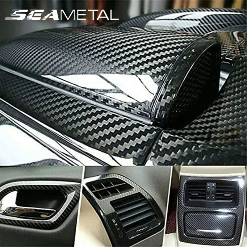 SEAMETAL PU Leather Car Gap Filler Trim Strip – Universal Self-Adhesive Interior Moulding Braid Sticker