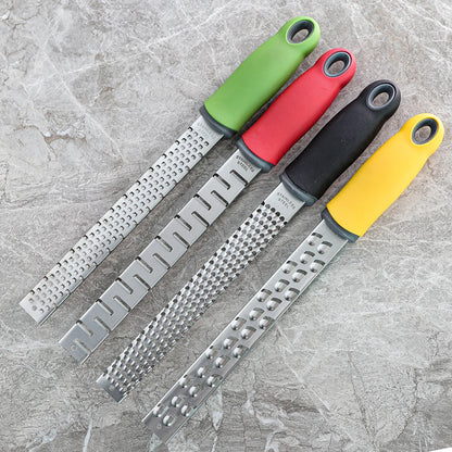 Citrus Lemon Zester & Cheese Grater - Multifunctional Kitchen Tool for Parmesan Cheese, Lemon, Ginger, Garlic, Nutmeg, Chocolate, Vegetables, Fruits