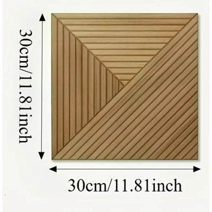 2D PVC Wall Panels - Decorative Peel-and-Stick Wall Stickers for Stylish Home Interior Accent Walls