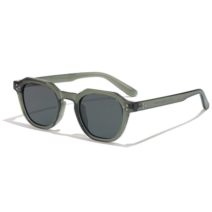 CATERSIDE Retro Polarized Sunglasses – Ultralight TR90 Frame Polygon Style for Men & Women, High-Quality Travel Eyewear
