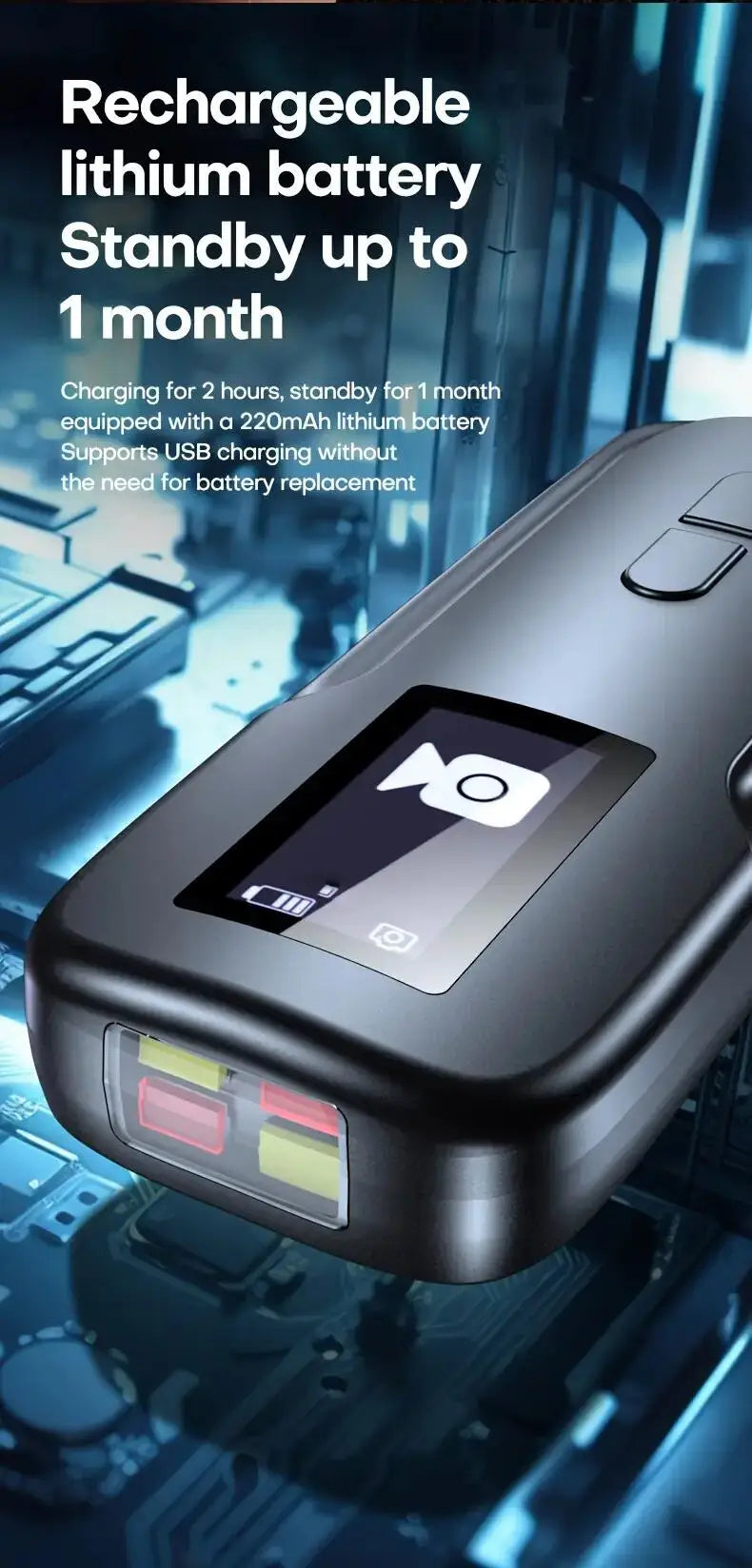 Hidden Camera & Spy Detector – RF/Bug Signal, IR Mode & Magnetic Field Scanning Device