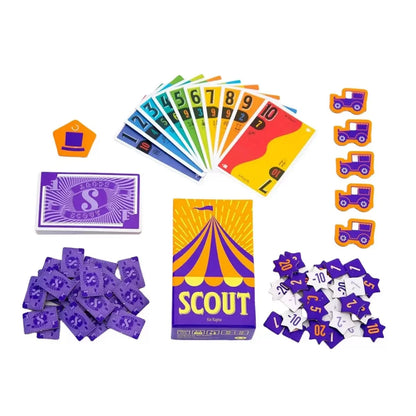 Scout Circus Card Game – Fun 2–5 Player Party Poker Style Board Game Deck