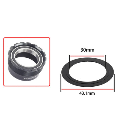 1pc Bicycle Bottom Bracket Adapter – DUB BSA BB Shim Side Cover Patcher Repair Tool for Bike Maintenance & Installation Accessories