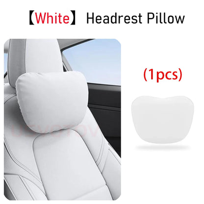 Tesla Car Headrest Pillow – Neck Support and Comfort Cushion for Model 3, Model Y, Model S, Model X and Model YL