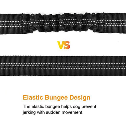 Durable Nylon Dog Seat Belt - Adjustable Reflective Elastic Lead for Small & Large Dogs - Ensures Puppy Travel Car Safety, Ideal for French Bulldogs