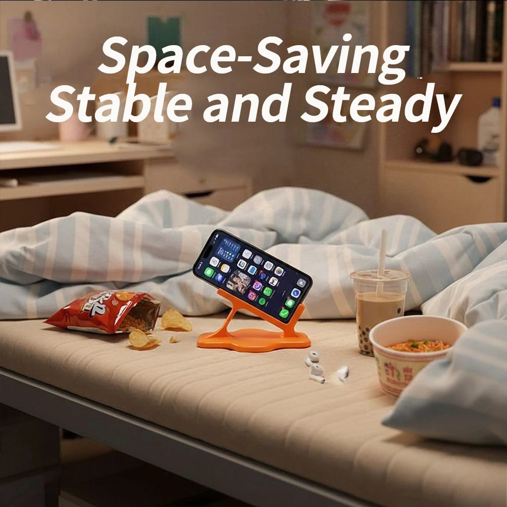 Bedside Lazy Phone Stand - Stable Ergonomic Hands-Free Holder for Side-Lying Viewing