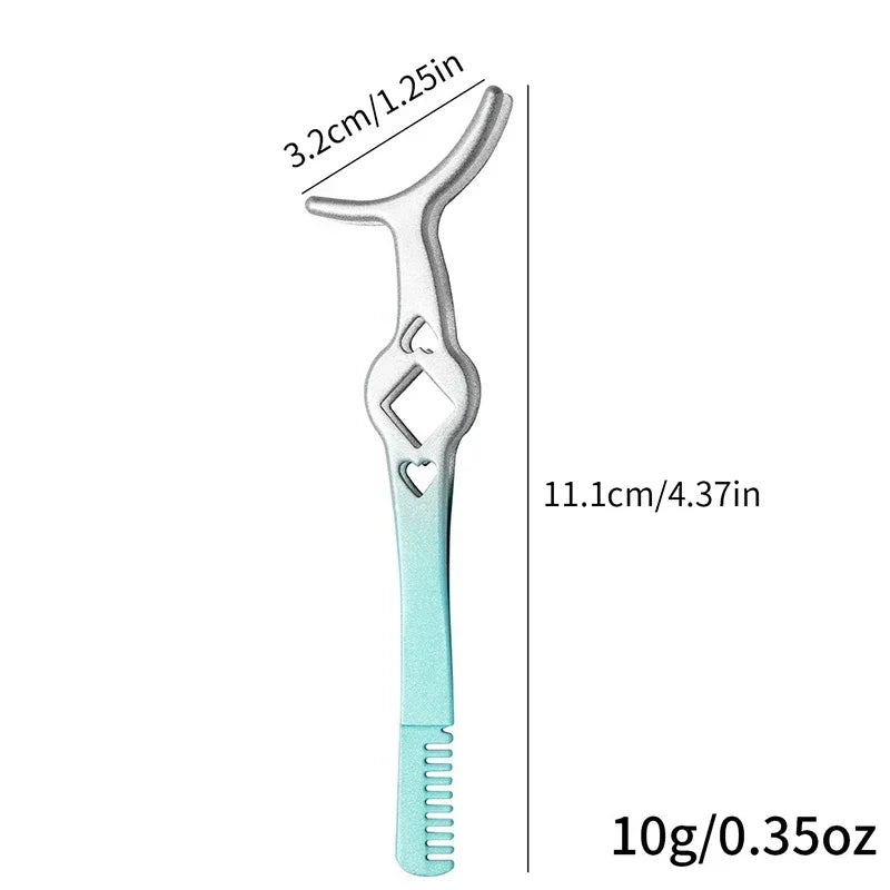 Professional False Eyelash Applicator Tweezers – Precision Lash Extension Clip & Curler Makeup Tool