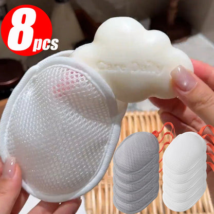 Foaming Soap Bag Mesh Pouch - Massage Exfoliator & Bathing Bubble Maker for Body Cleansing