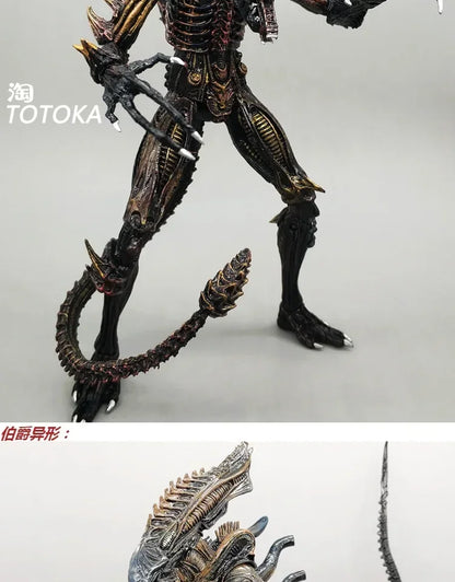 NECA Xenomorph Alien vs. Predator Action Figure — Fully Articulated Collectible with Movable Joints, Cool Toy & Gift