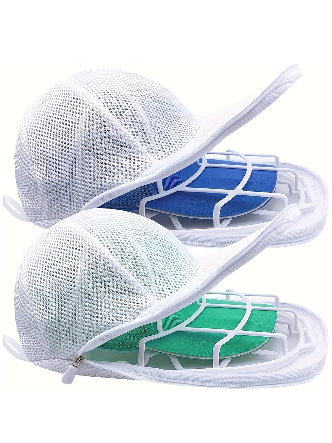 2/4/6PCS Hat Washing & Drying Rack Set – Baseball & Duckbill Cap Protector, Machine Wash Safe, Non-Deforming Sun Drying Stand