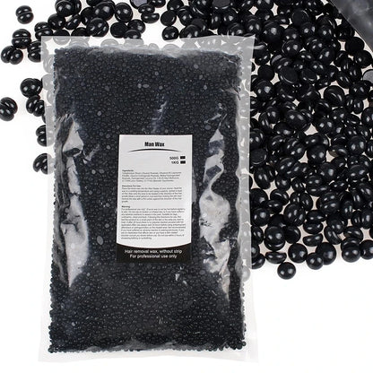500g Hard Wax Beans – No-Strip Depilatory Hot Film Wax for Full Body, Bikini, Face, Legs & Eyebrows