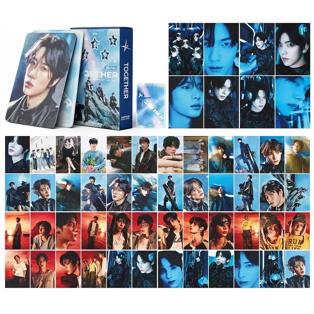 Kpop 7TH YEAR Album LOMO Photo Card Set - 55PCS Boy Group Member Fan Collection Cards Gift