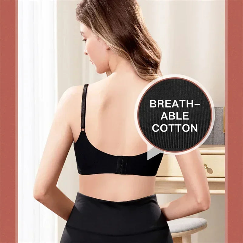 Electric Wireless Breast Massage Bra – Hot Compress Chest Care & Enhancement Massager