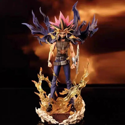 Yugi Muto Duel Monsters Action Figure - 28cm Dark Game PVC Statue, Collectible Figurine & Kids Toy Gift