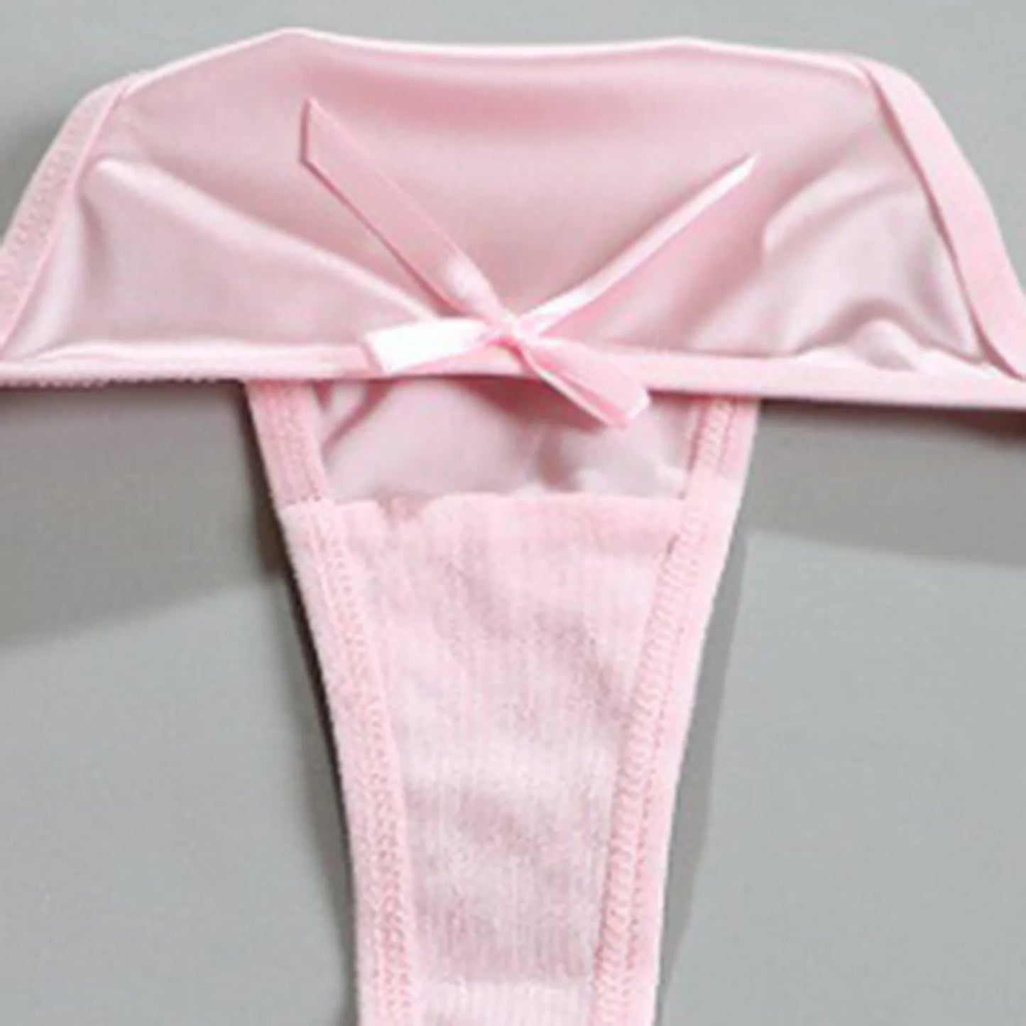 Low-Waisted T-Back Thong — Sexy Adjustable Strap Seamless Panty for Women, Erotic Lingerie Pure Desire