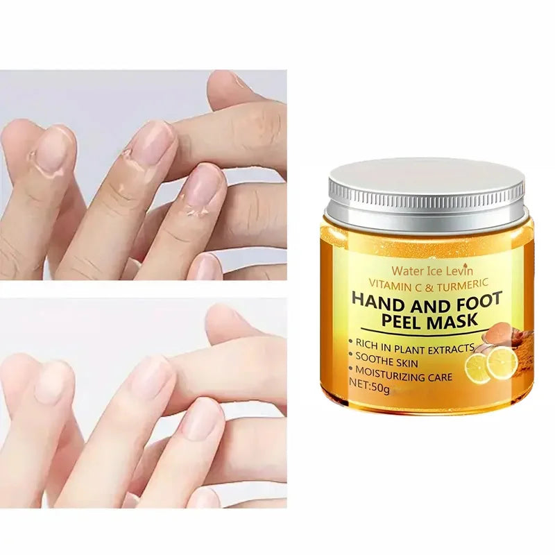 Vitamin C & Turmeric Hand Wax Mask – Smoothing, Cleansing & Illuminating Treatment for Hands & Feet