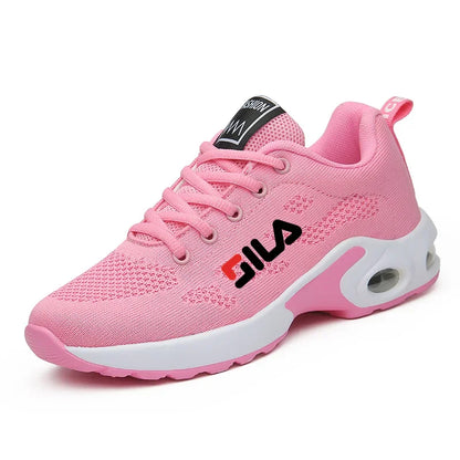 New Women's Running Shoes – Breathable Mesh, Air Cushion Lace-Up Sports Sneakers for Summer