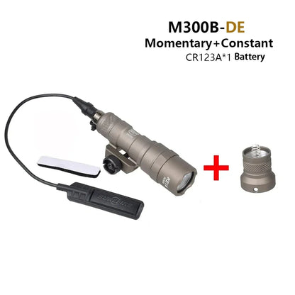 Tactical Surefire M300 M300B M300C Flashlight – Powerful Rifle & Gun Light with Dual Function Switch for Airsoft