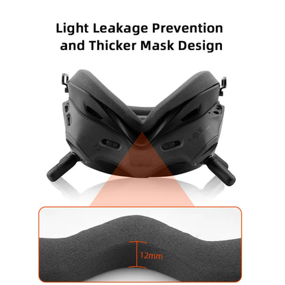 DJI FPV Combo V2 Eye Mask Pad – Replacement Sponge, Skin-Friendly Face Cover for Drone Goggles