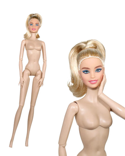 32cm Supermodel BJD Doll — Nude Fashion Princess with 12 Movable Joints, 1/6 Dress-Up Toy Limited Edition Gift
