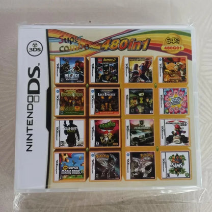 NDS/3DS Multi-ROM Game Card — 4300/510/500/208-in-1 Combined NDS Cartridge/Cassette