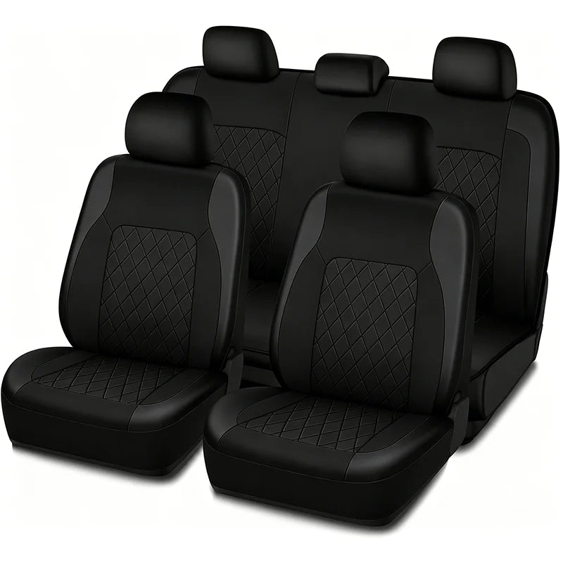 PU Leather Car Seat Cover - Artificial Leather Interior Seat Protector