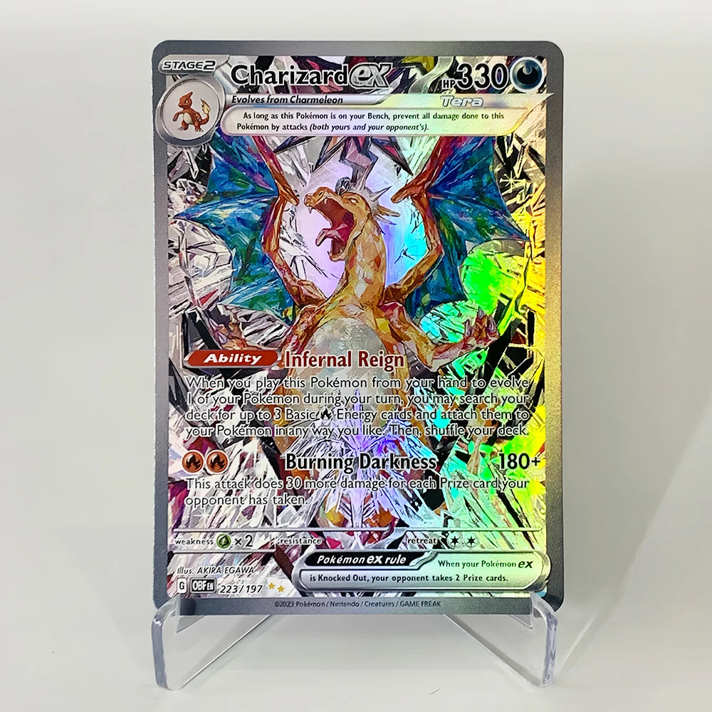 PTCG Charizard V VMAX EX GX Cards - Rare Collectible Battle and Proxy Trading Cards