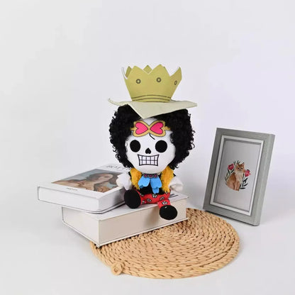 One Piece Anime Plush Toys - Luffy, Tony Tony Chopper, Shark and Duck Stuffed Dolls for Birthday Gifts