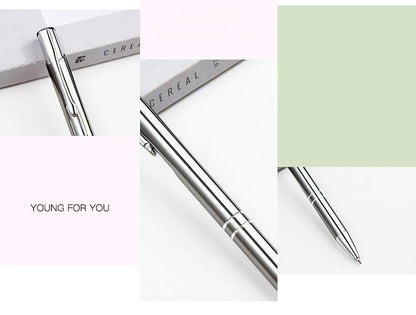 50PCS Custom Metal Ballpoint Pens — Personalized Engraved Logo Advertising Pen, Ideal Gift and Promotional Item