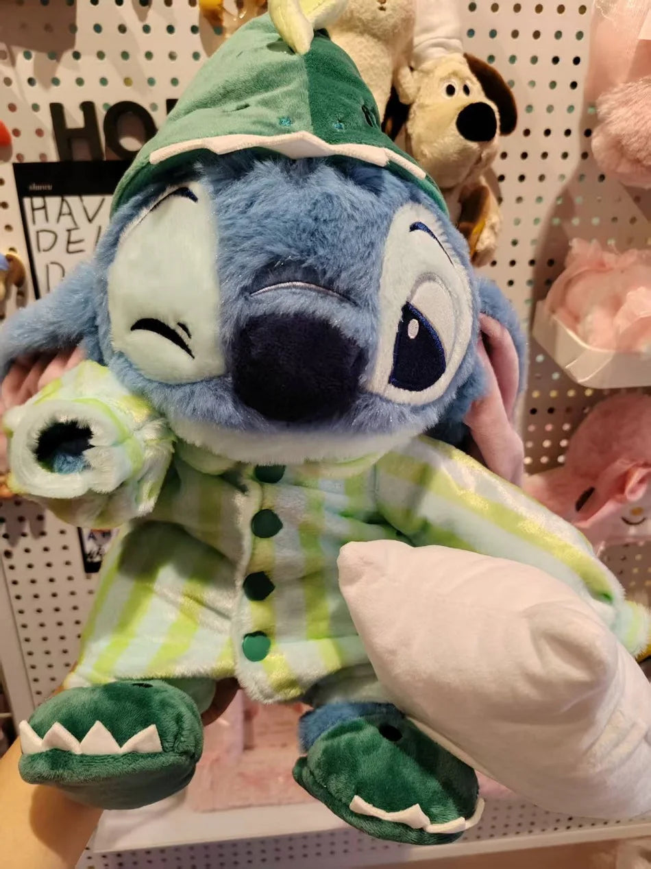 30-40cm Dinosaur Plush Doll – Cute Lilo & Stitch Sleepwear Toy, Summer Dream Series Large Pillow, Kids Birthday Gift
