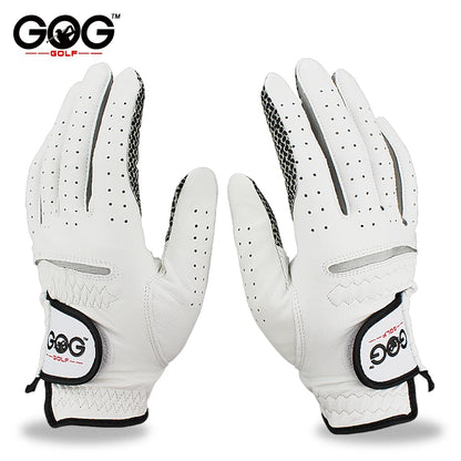 Men’s Golf Gloves – Cabretta Leather Left/Right Hand with Anti-Slip Grip, Soft & Breathable Design