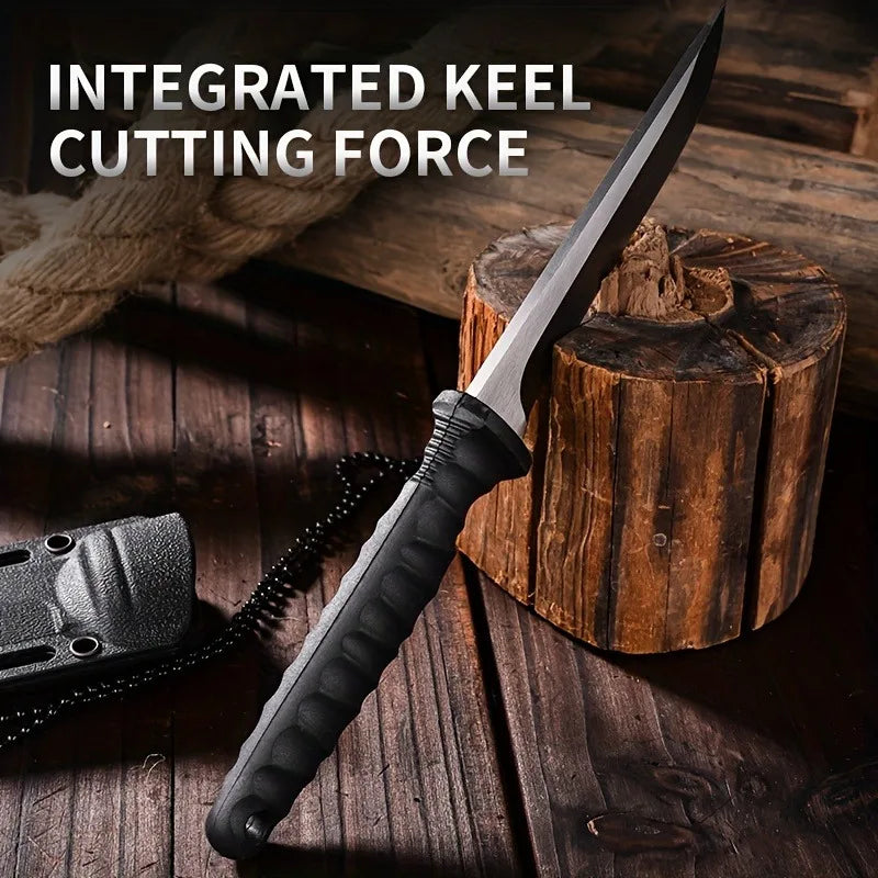 High Hardness Outdoor Survival Knife: Self-Defense Swiss Army Knife - Portable Mountaineering Tool for Camping & Hiking